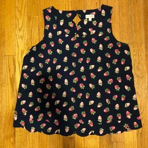 Strawberry Sleeveless Shirt